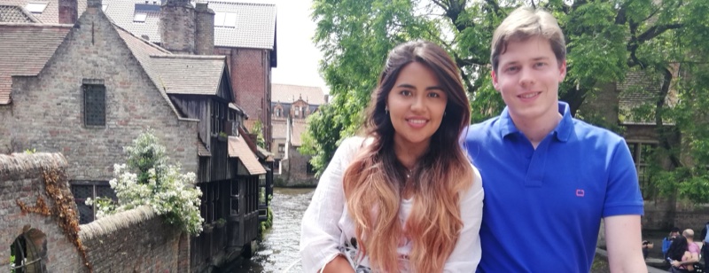 We met in Belgium